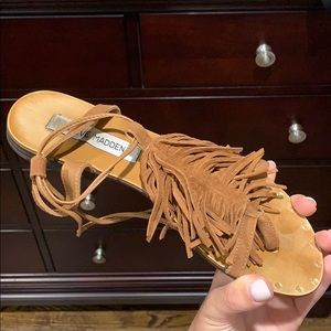 Cognac sandals